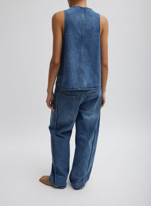 Spring Denim Tuck Jean