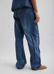 Spring Denim Tuck Jean