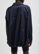 Load image into Gallery viewer, Eco Poplin Bubble Hem Shirt Jacket
