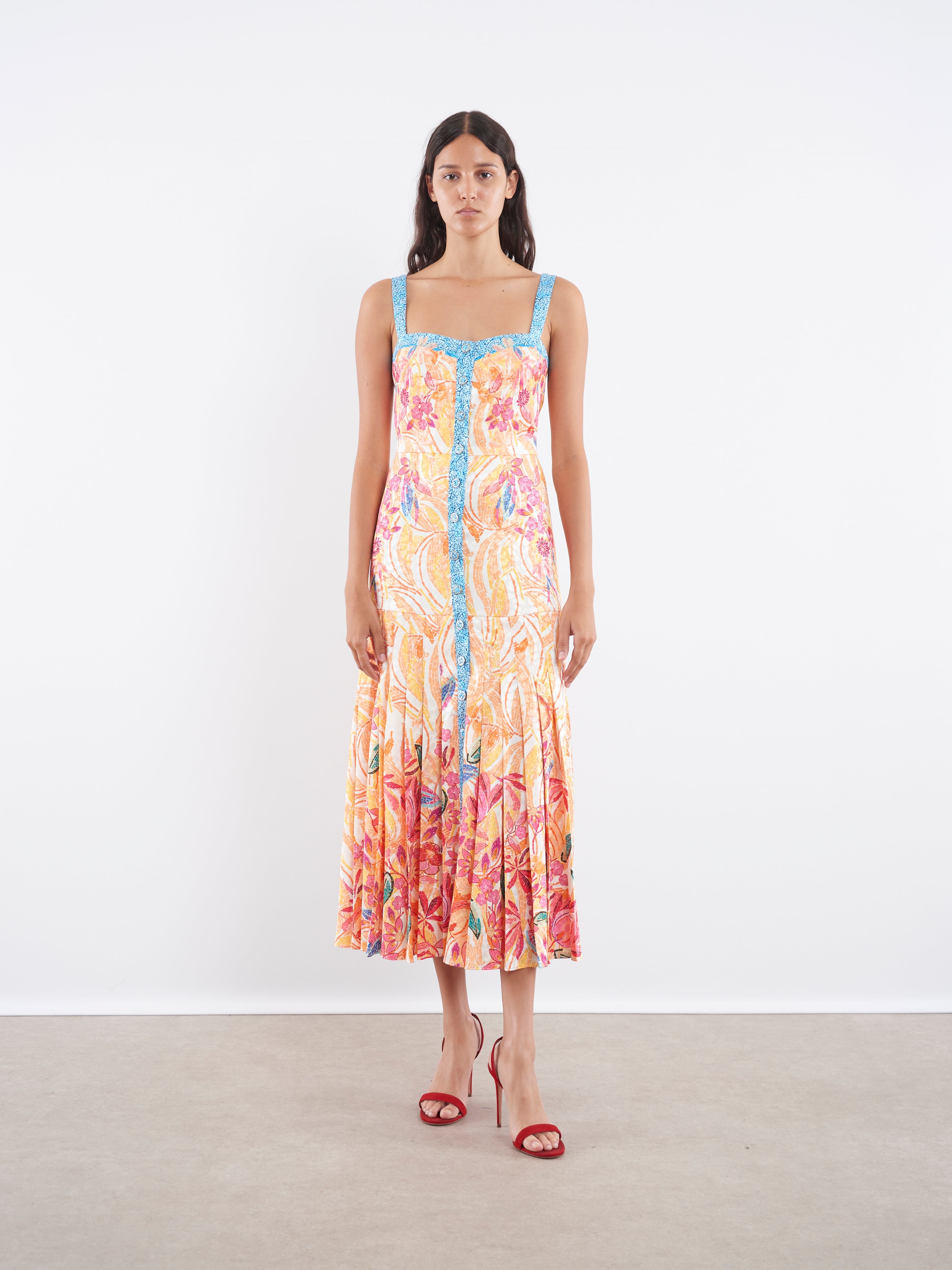 VIP【関税送料無料】希少 SALONI MULTICOLOR DRESS Saloni – HeidiSays