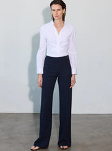 Load image into Gallery viewer, SAVILE Stretch Poplin Shirt White
