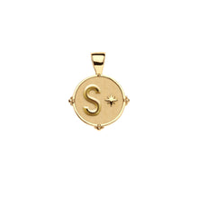 Load image into Gallery viewer, JW Letter Coin Necklace
