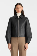 SOLANA-L Relaxed fit leather bomber