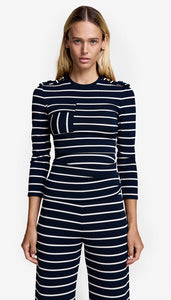 Nautical Knit Stripe Top