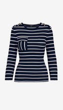 Load image into Gallery viewer, Nautical Knit Stripe Top
