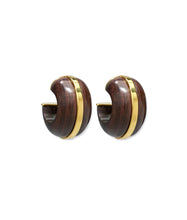 Load image into Gallery viewer, Halo Hoops in Acacia Wood
