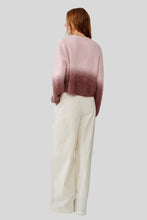 Jolie V-Neck Cropped Ombre Cardigan
