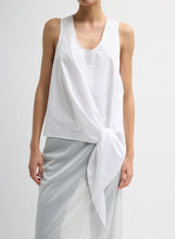 Load image into Gallery viewer, Eco Poplin Tie Front Top
