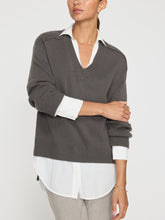 Load image into Gallery viewer, V-Neck Layered Pullover
