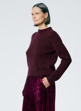 Load image into Gallery viewer, Soft Mohair Shrunken Crewneck Pullover
