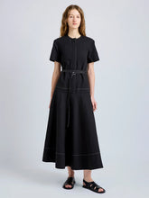 Load image into Gallery viewer, Elizabeth Dress in Solid Cotton Linen
