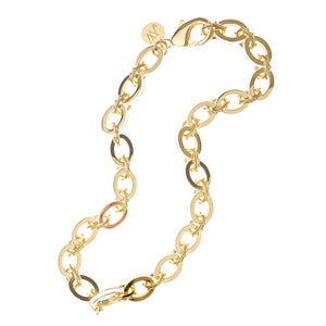 Enamel Chunky Chain Necklace
