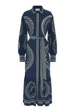 Load image into Gallery viewer, Oceane Silk Shirt Dress
