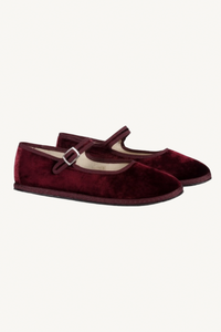 Mary Jane Satin Velvet