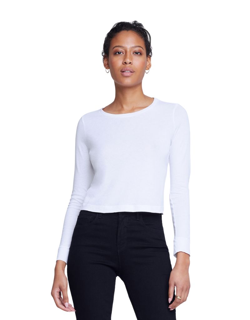 Benny Cropped Crew Neck T-Shirt
