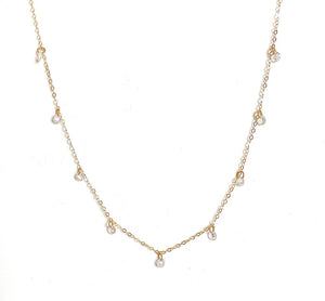 CZ Droplet Necklace