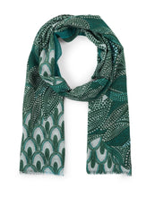 Load image into Gallery viewer, Mosaic Foliage Print Scarf
