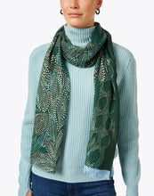 Load image into Gallery viewer, Mosaic Foliage Print Scarf

