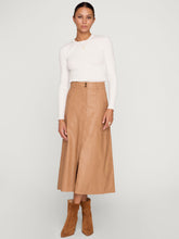 Load image into Gallery viewer, Mica Vegan Leather Skirt
