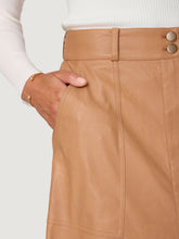 Load image into Gallery viewer, Mica Vegan Leather Skirt
