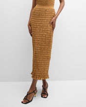 Load image into Gallery viewer, Emla Shirred Midi Skirt
