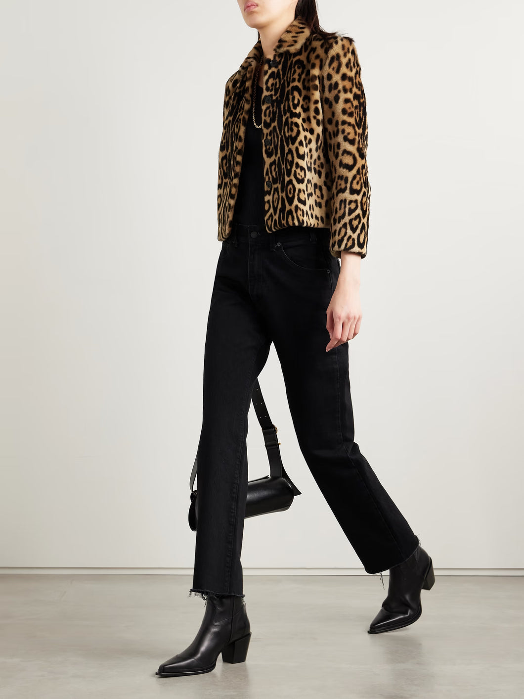 Montmartre Shearling Cropped Jacket