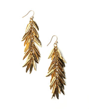 Load image into Gallery viewer, Shimmer Feather Earrings
