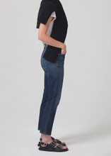 Load image into Gallery viewer, Charlotte Crop High Rise Straight Leg Jean
