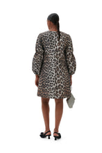 Load image into Gallery viewer, 3D Jacquard Puff Sleeve Mini Dress
