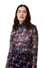 Load image into Gallery viewer, Printed Mesh Rollneck Top
