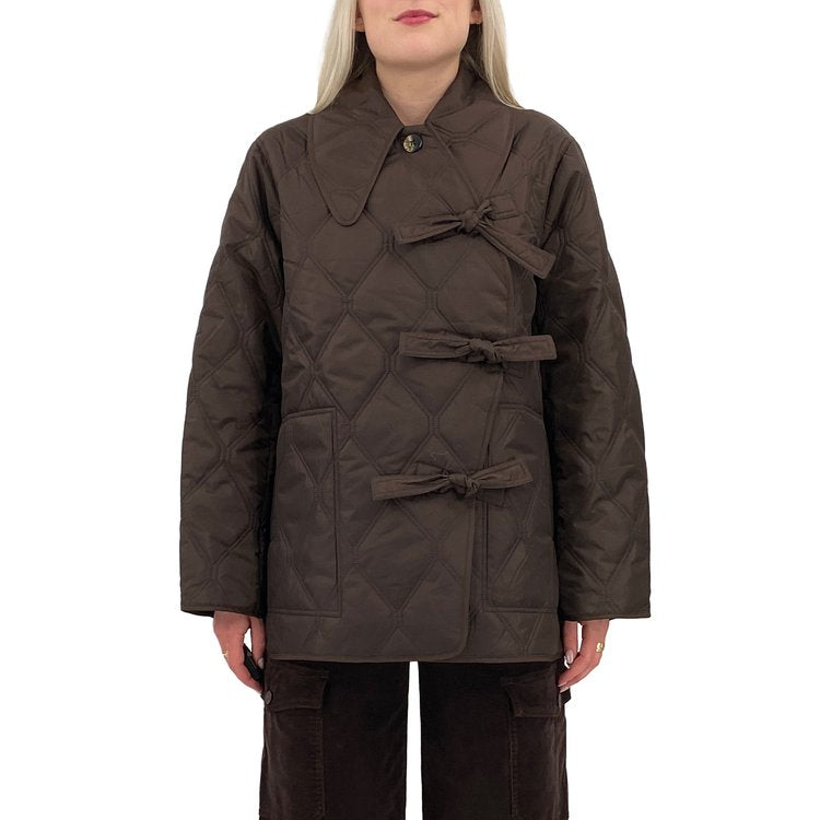GANNI【関税送料込&SALE】リップストップキルテッドジャケット Ripstop Quilt Jacket – HeidiSays