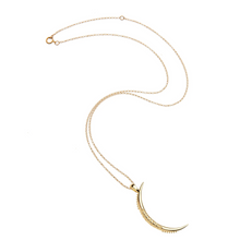 Load image into Gallery viewer, Forever Celestial Crescent Moon Charm Necklace
