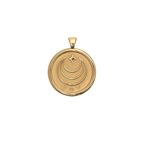 Joy Small Pendant Coin Necklace