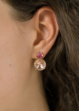 Load image into Gallery viewer, Myrla Earrings - Rose Quartz
