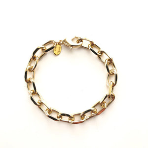 Faceted Open Link Bracelet