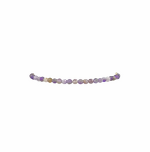 Load image into Gallery viewer, 2mm Yellow Gold Filled Bracelet with Mixed Amethyst

