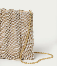 Load image into Gallery viewer, Ember Diamanté Gathered Clutch
