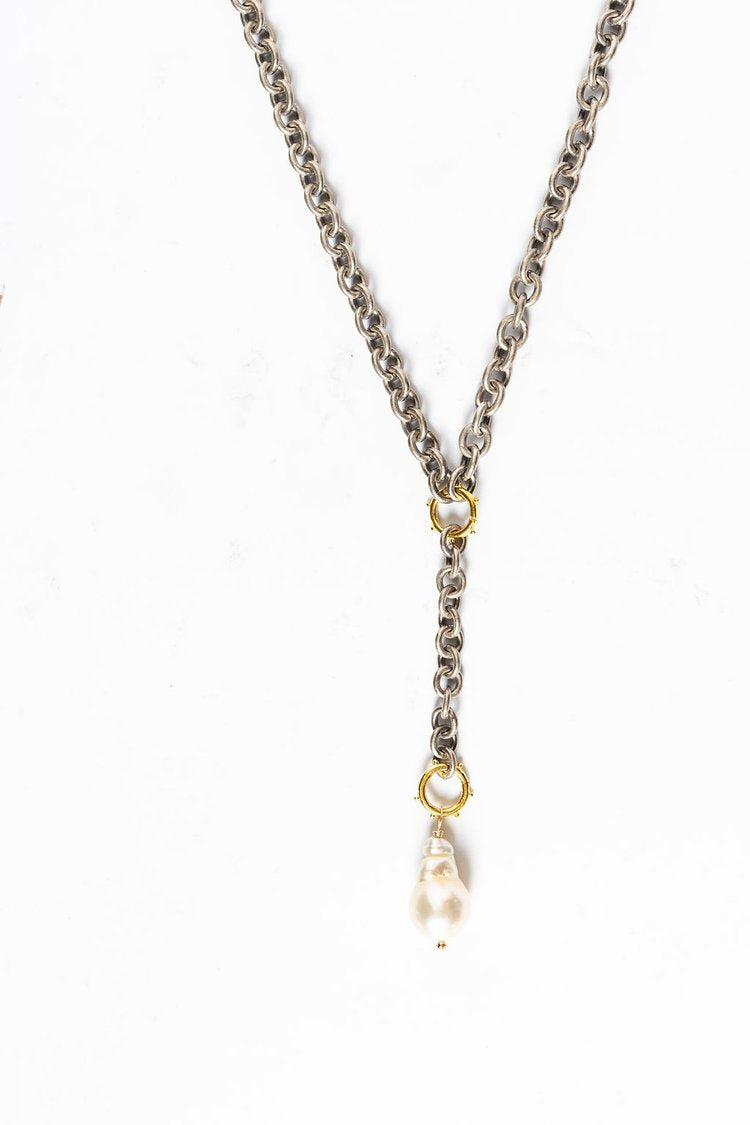James Pearl Drop Necklace
