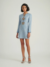 Load image into Gallery viewer, Camille Bows Short Tweed Dress

