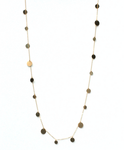 Gold Multi Disc Necklace