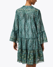 Load image into Gallery viewer, Flared Sleeve with Mosaic Print Dress
